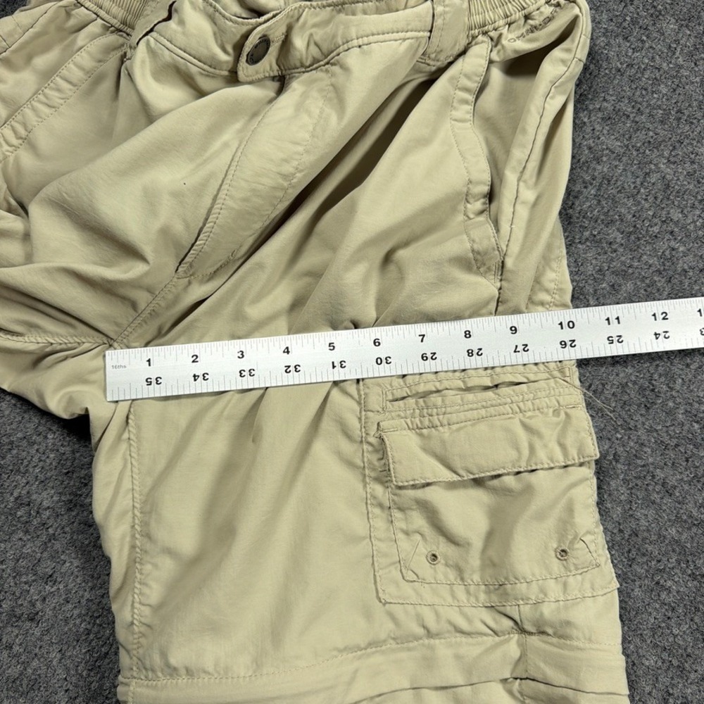 Columbia Convertible Cargo Pants Womens S Khaki Titanium Omni-Dry Zip Off Hiking - Picture 14 of 15